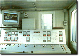 View of the control/supervision room