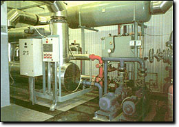 Co-generation system: sound proof room