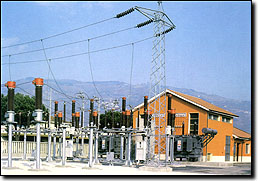 The electric power sub-station of Pescia